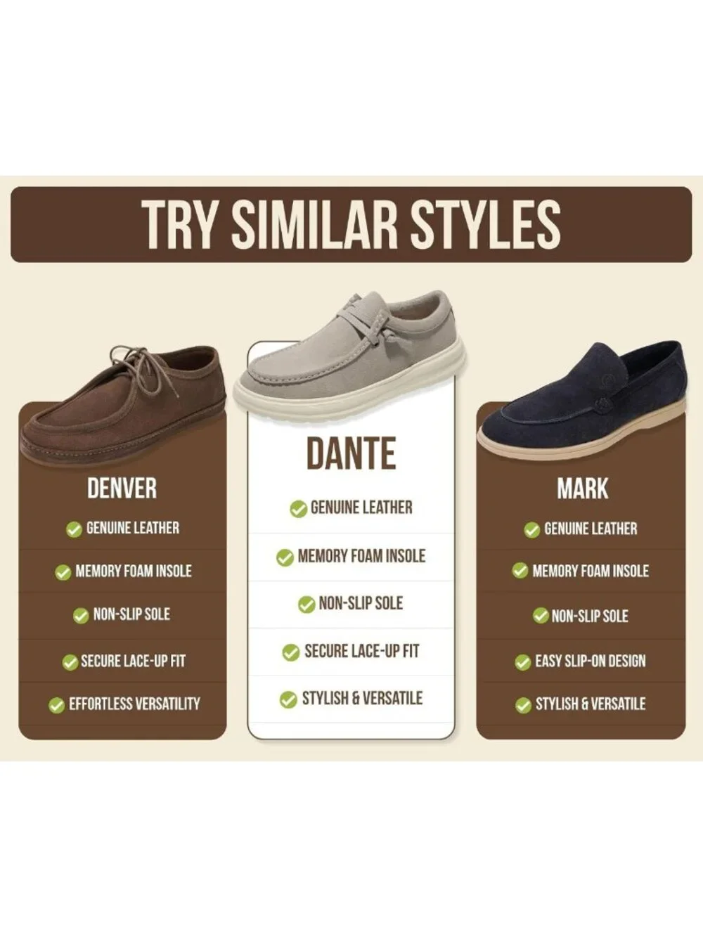 Genuine Leather Non-Slip Loafers for Men - Stylish & Comfortable Casual Shoes